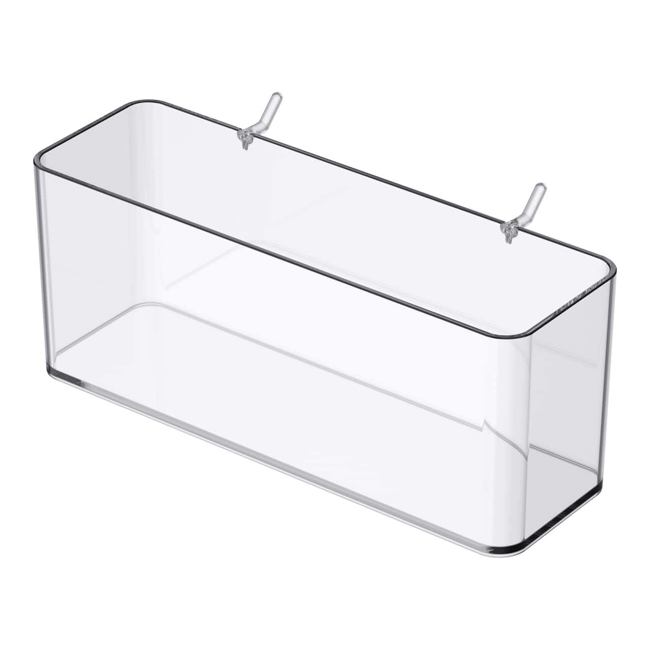 Contenant de rangement transparent moyen pour panneau perforé d’Ordonnez simplement